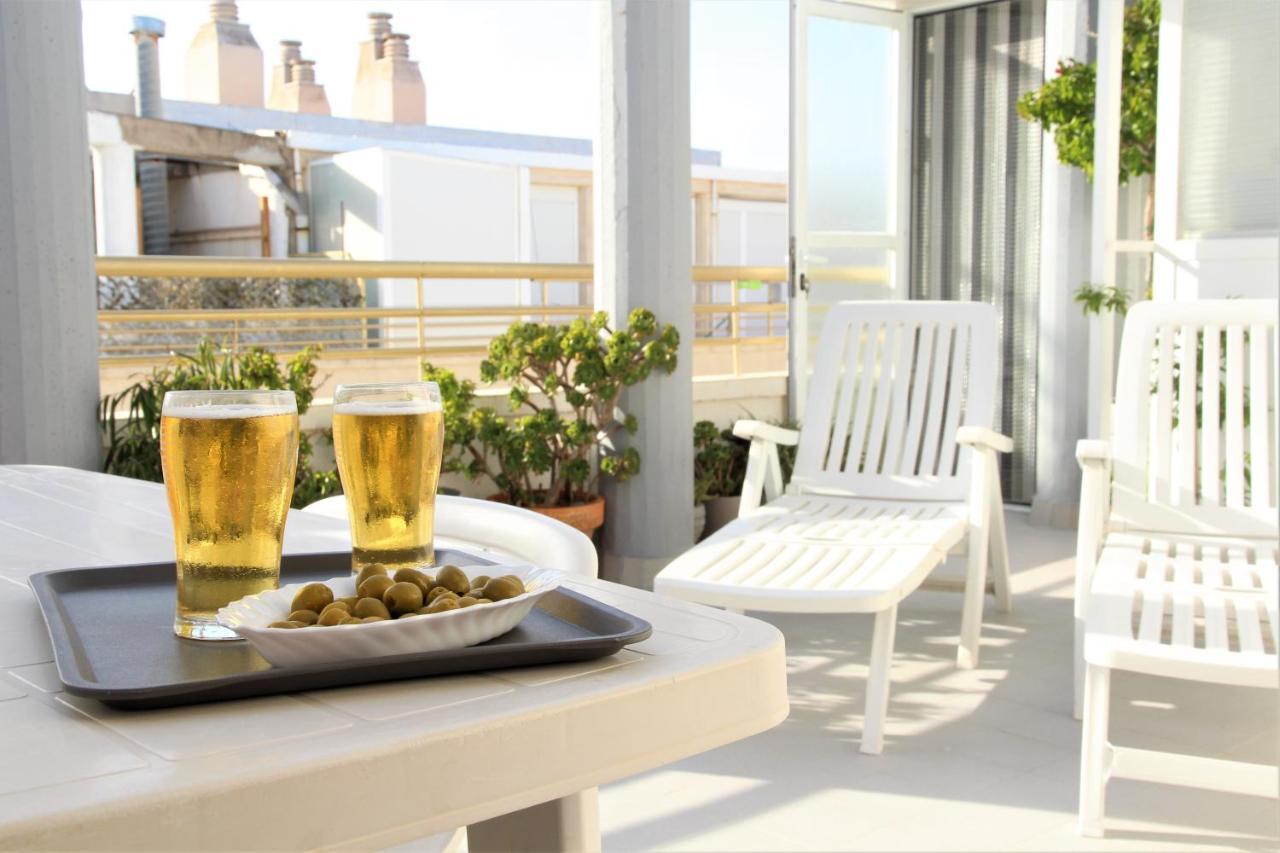 La Perla Apartment, Paradis Park, La Pineda - Atico 1ª Linea - Solarium - Wifi - Piscina Zewnętrze zdjęcie